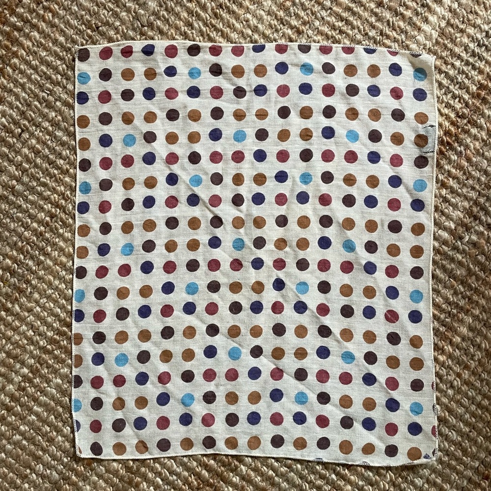 Roffe Multicolor Polka Dot Scarf/bandana